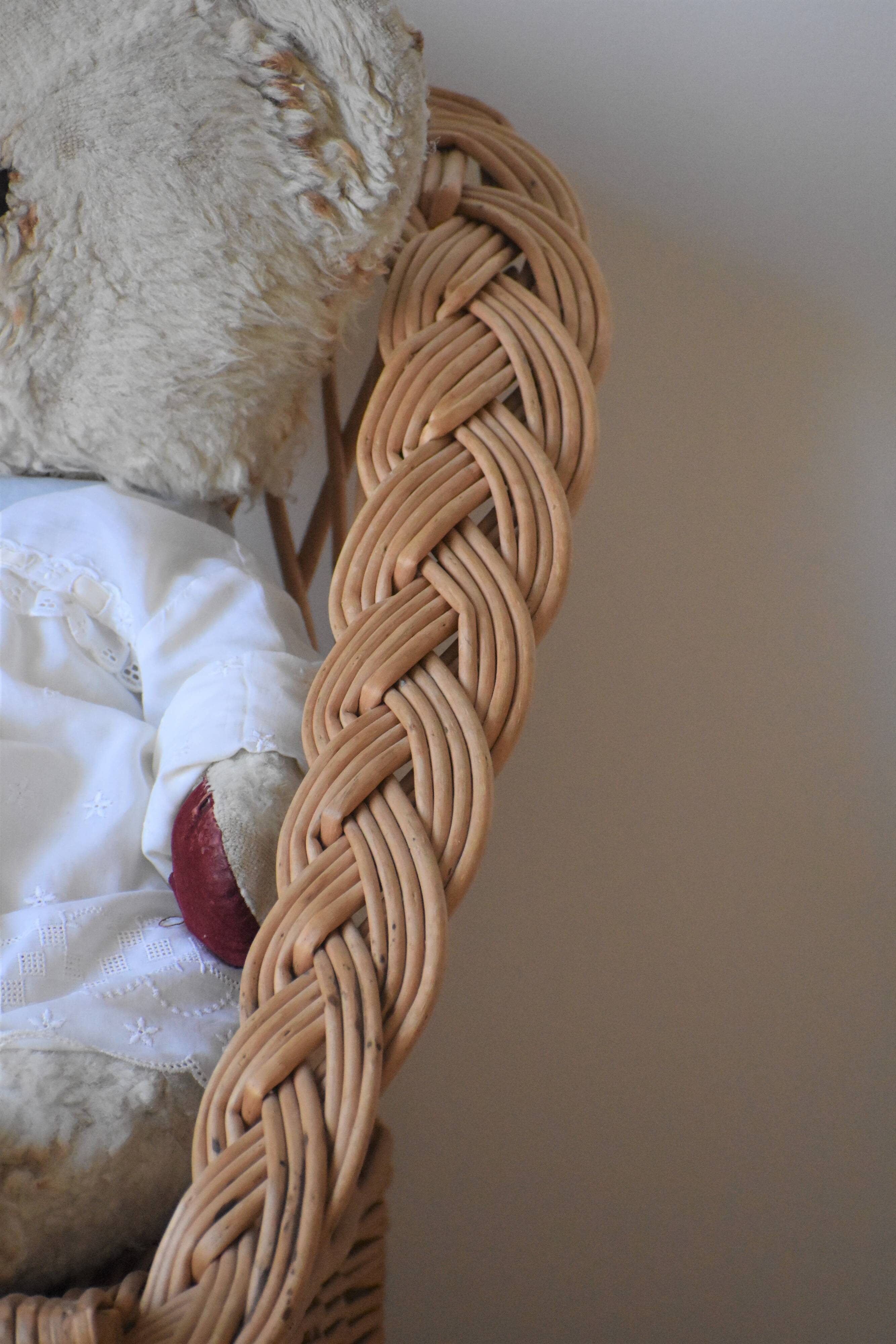 Vintage wicker chest