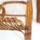 Pair of rattan armchairs, Italy, 1960s, no. 2.