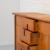 Silvio Coppola pine sideboard, 1960s