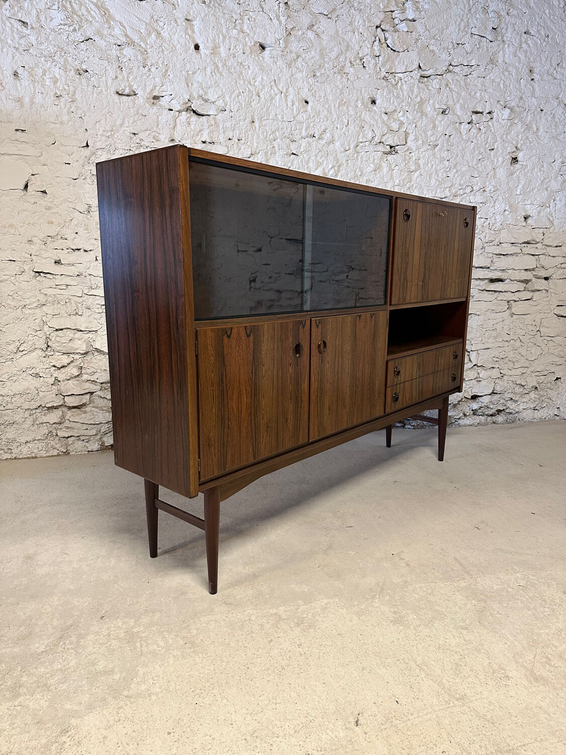 Scandinavian rosewood sideboard