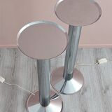 Lampadaire en métal et table d’appoint par Ikea, années 1980.