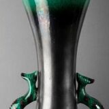 Important fish vase by the Vallauris Manufacture