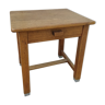 Solid oak side desk
