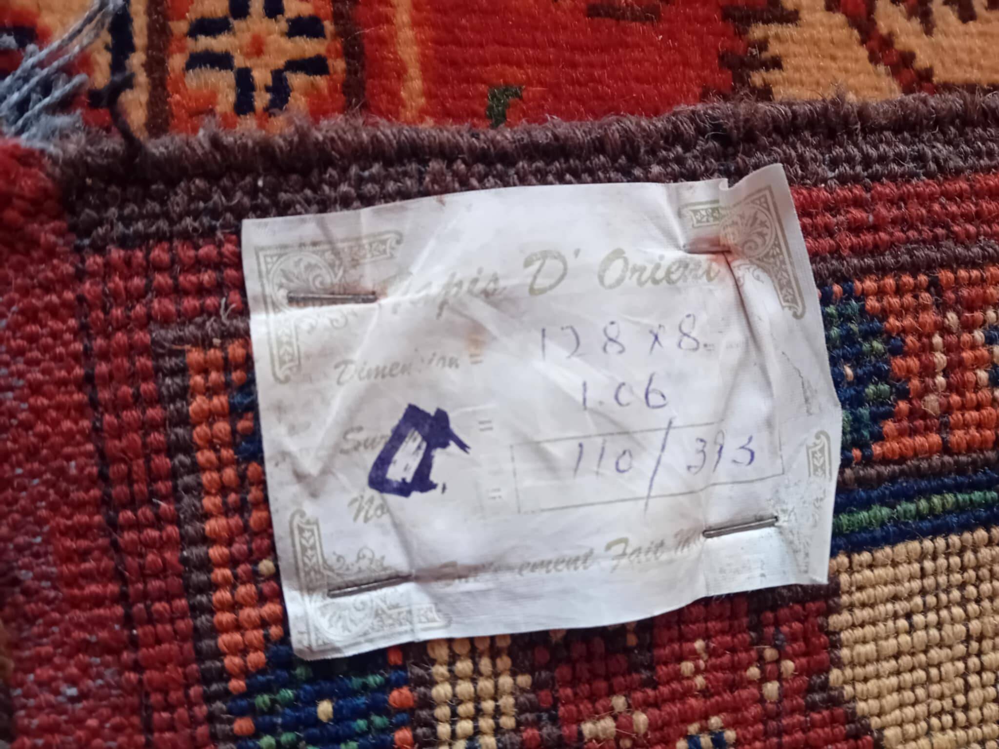 Handmade Pakistani Kazak Rug 128x85cm