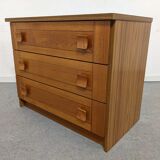 Vintage teak and rosewood chest of drawers from the 70-80s