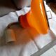 VINTAGE SUSPENSION MONTE ET DESCENDS / ORANGE GLOBE / 70s/80s