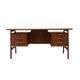 Teak desk, Danish design, 1970s, manufacturer: Omann Jun