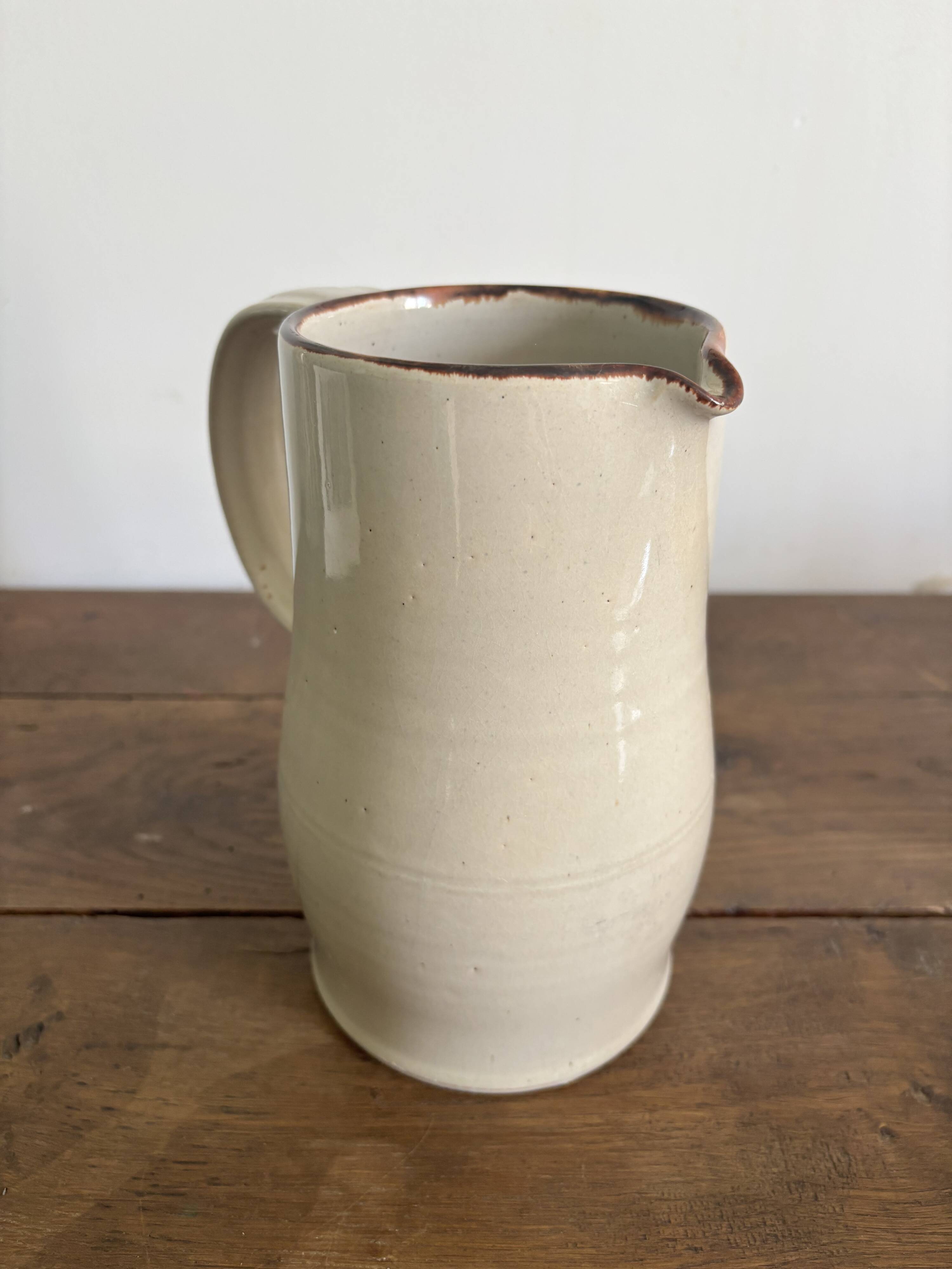 Vase ancienn en grès émaillé, marquée Arts Ceram Grand Feu