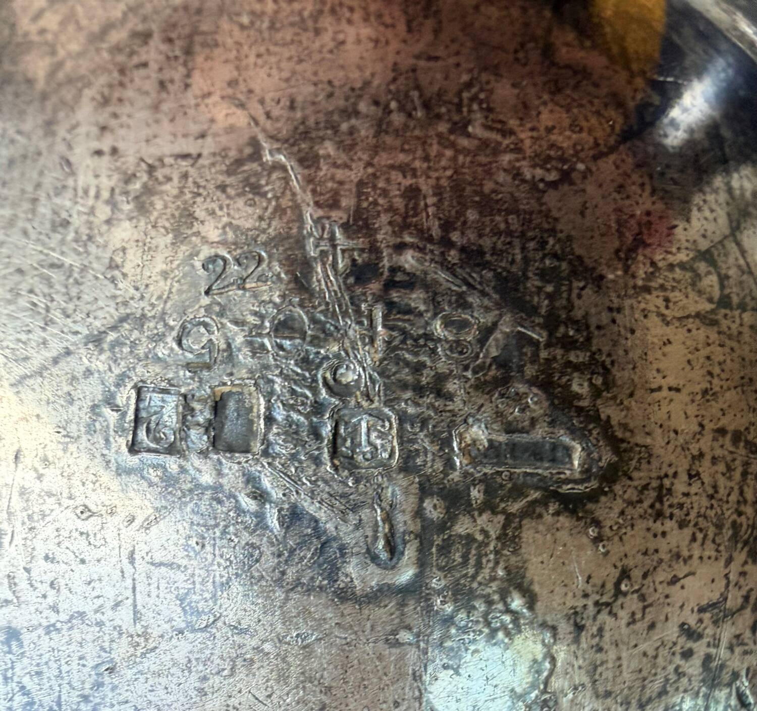 Silver-plated teapot - Napoleon III style - 1870