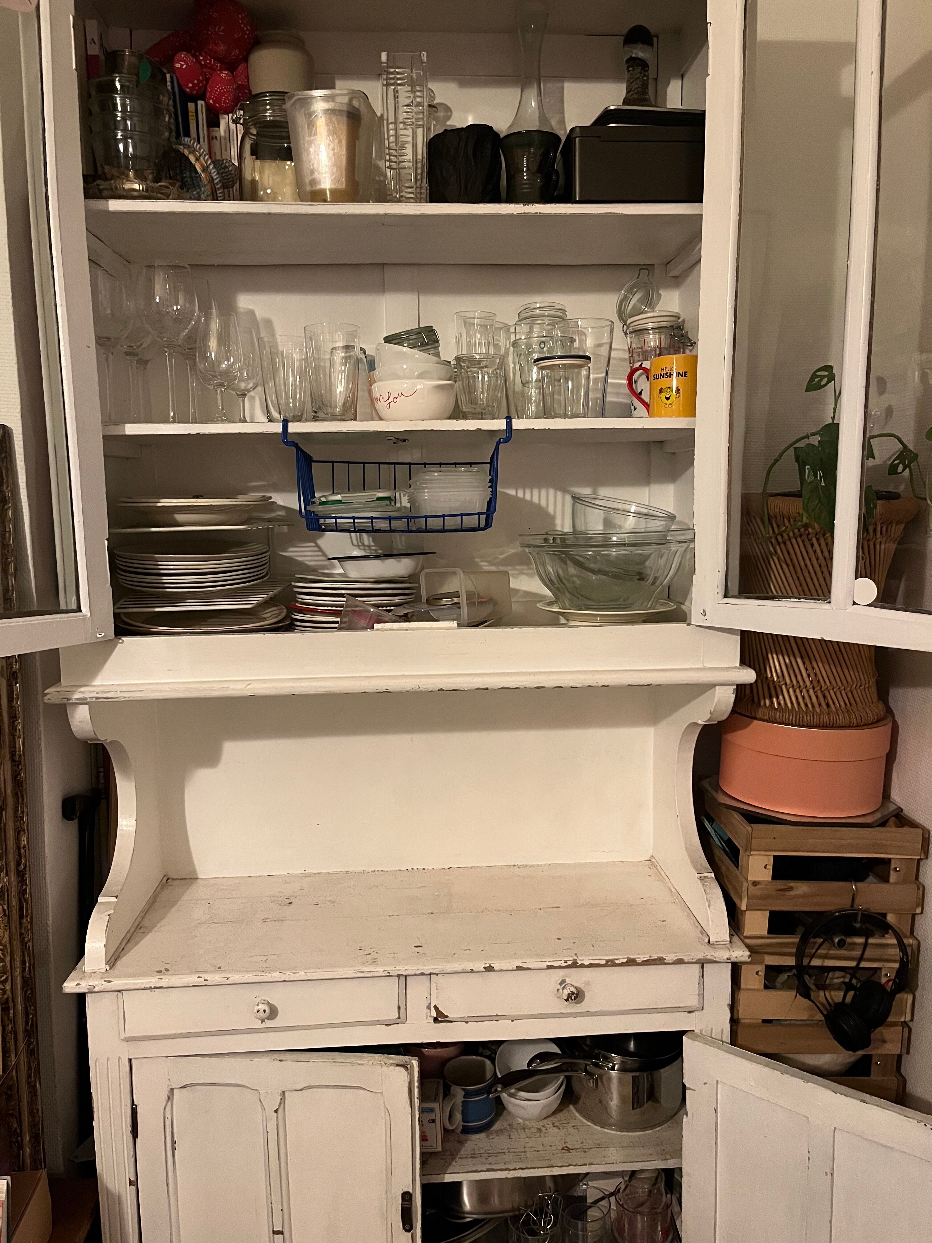 Vintage glazed Parisian dresser