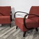 Set of Vintage Armchairs by Jindrich Halabala, 1940s