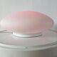 White opaline pebble lamp dlg Joseph André Motte