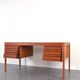 Mid-Century Teak Executive Desk by Torbjørn Afdal for Bruksbo, 1960s.