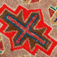 3x7 short vintage oushak runner rug