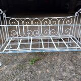 Old wrought iron bed for children