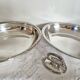 Oval silver-plated metal dishes, Dublin, serving dish, vegetable dish