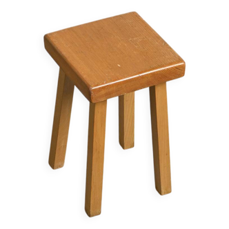 Vintage stool by Charlotte Perriand, Les Arcs, France