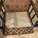 Vintage velvet armchairs