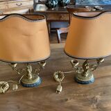 Pair of desk lamps