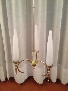 Chandelier by Angelo Lelli for Arredoluce, Italy