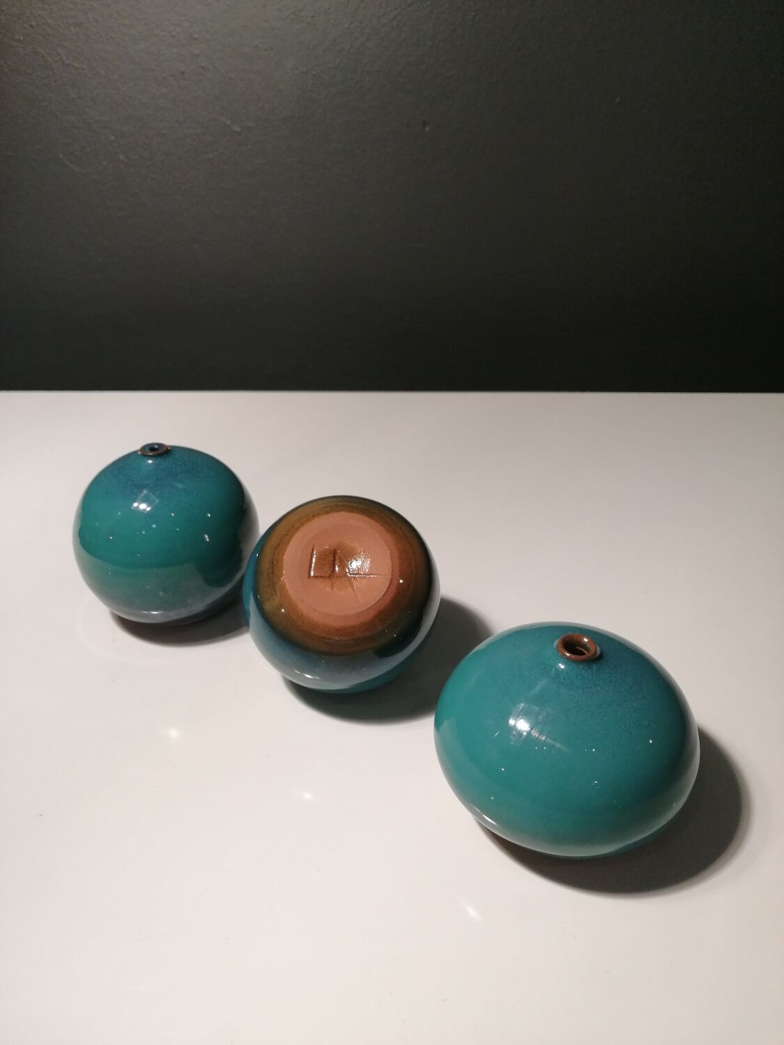 Soliflores vases by ceramist Antonio Lampecco