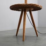 1970s Jan Kalous Wooden Floor Lamp for ULUV, Czechoslovakia