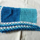 Couverture bébé crochet 81X81