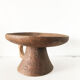 Brutalist cup in solid wood