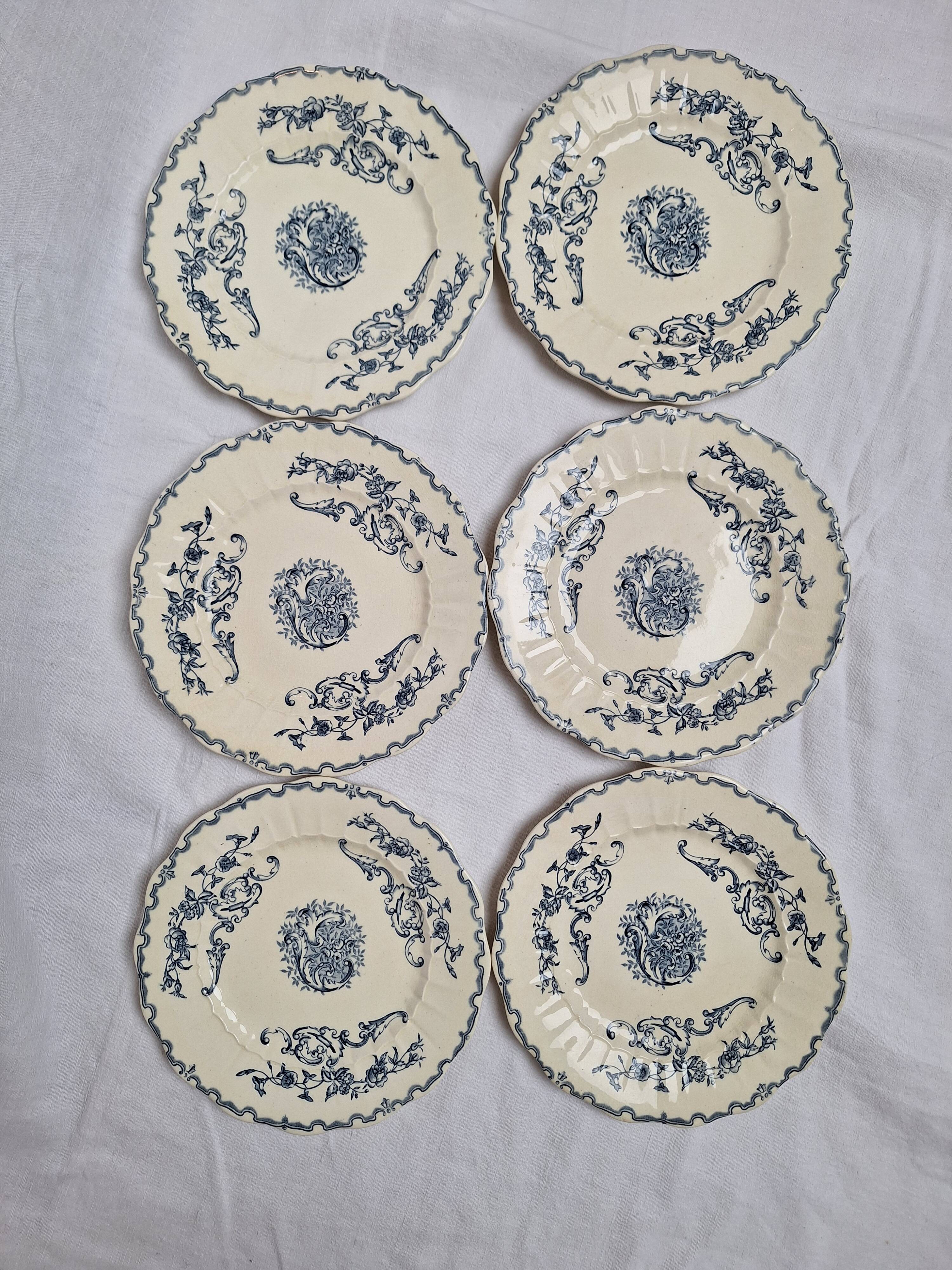 Dessert plates H.C. Moscow vintage