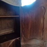 Old cabinet 18th century painted patinated