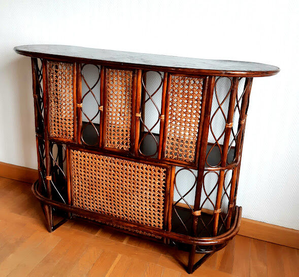 Rattan bar and canning 1960