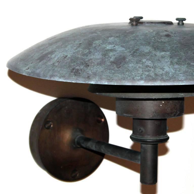 Poul Henningsen - pair of outdoor wall lamps