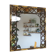 Vintage Hand printed Mirror by Braddell Enterprises | 1970s/80s
