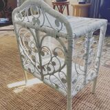 Rattan shelf