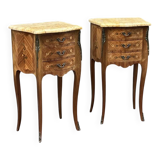 Pair of Louis XV style bedside tables