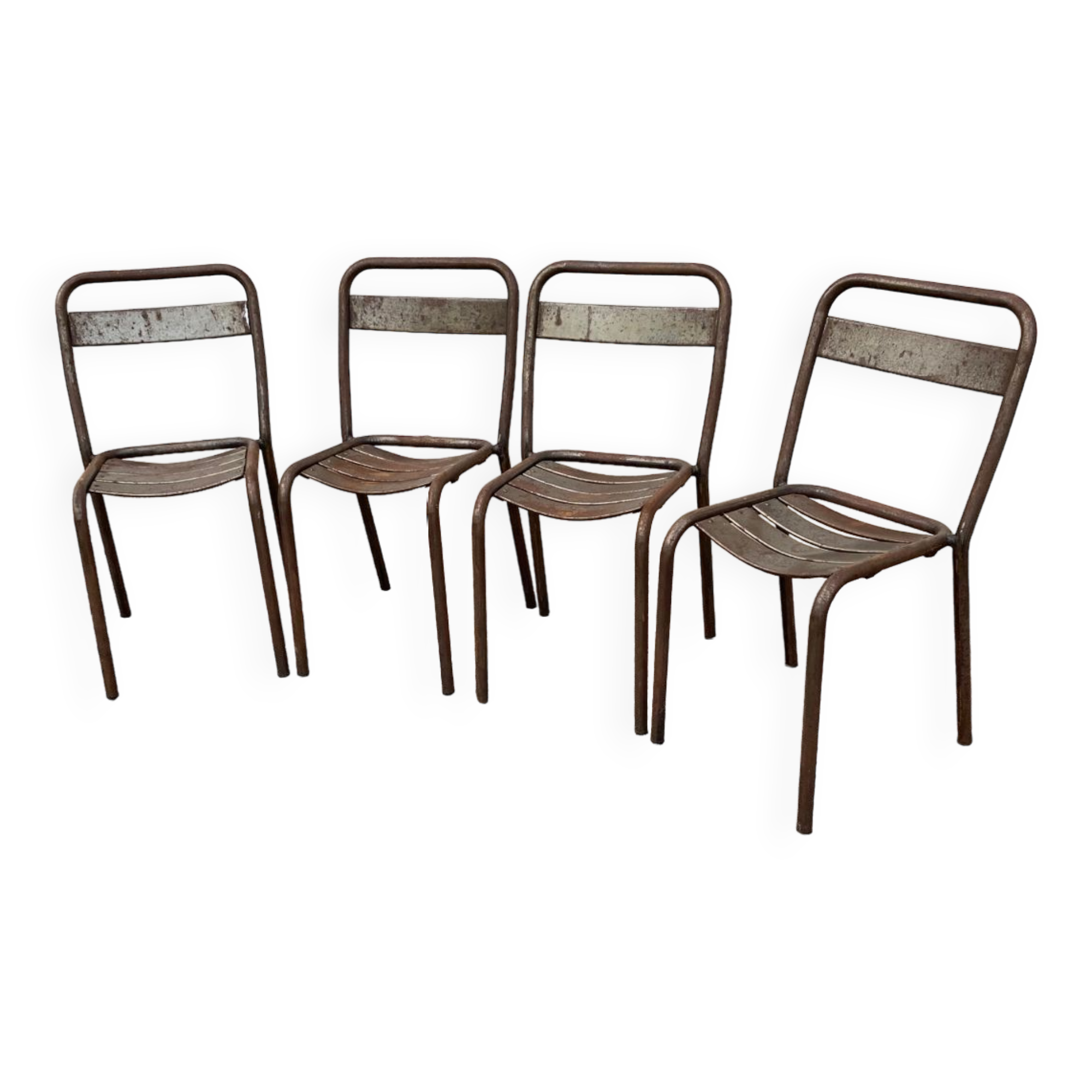 Set de 4 chaises Tolix T1
