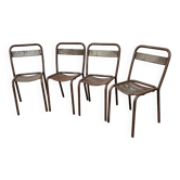 Set de 4 chaises Tolix T1