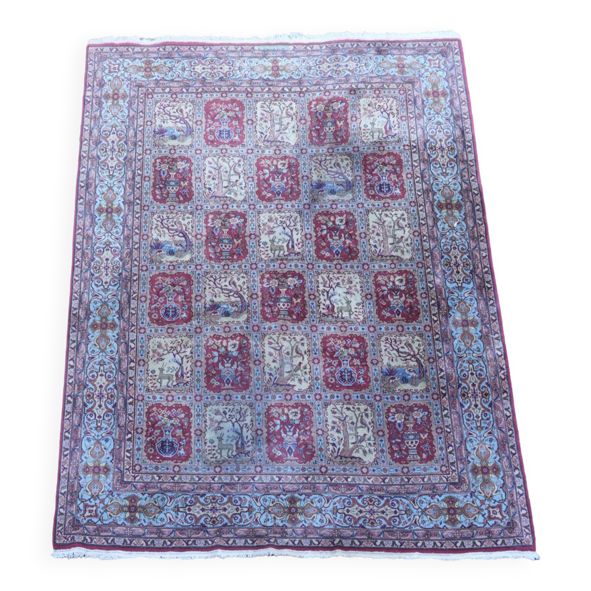 Tapis de style oriental avec des motifs élégants 397x304cm