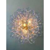 Contemporary Blue “Selle” Murano Glass Chandelier