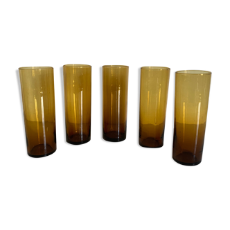 Large bubbled vintage glasses