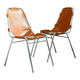 Chair Les Arcs Charlotte Perriand – Vintage patinated leather from the 60s/70s