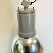 Industrial Italian Aluminium Pendant Lamp from Fael Luce, 1970s