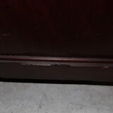 Louis Philippe chest of drawers, 19th century, in mahogany, Sainte-Anne marble