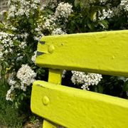 Deux chaises de jardin anciennes pliantes