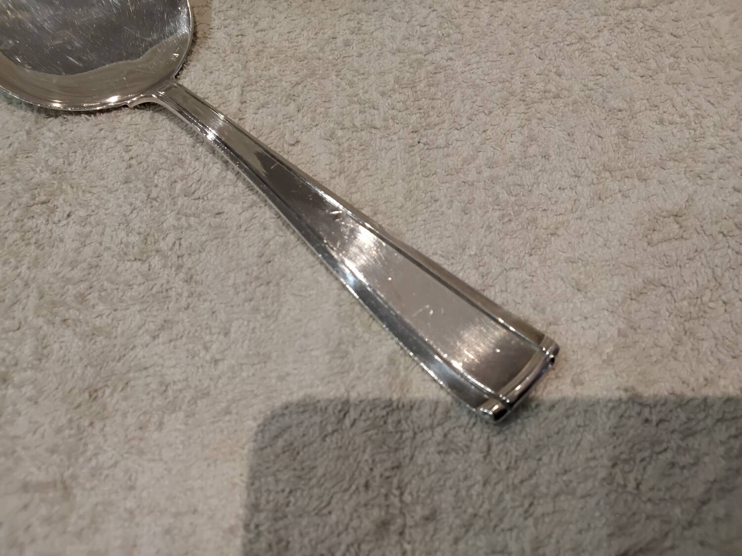 Silver-plated ice cream serving scoop, goldsmith Frionnet, art deco style