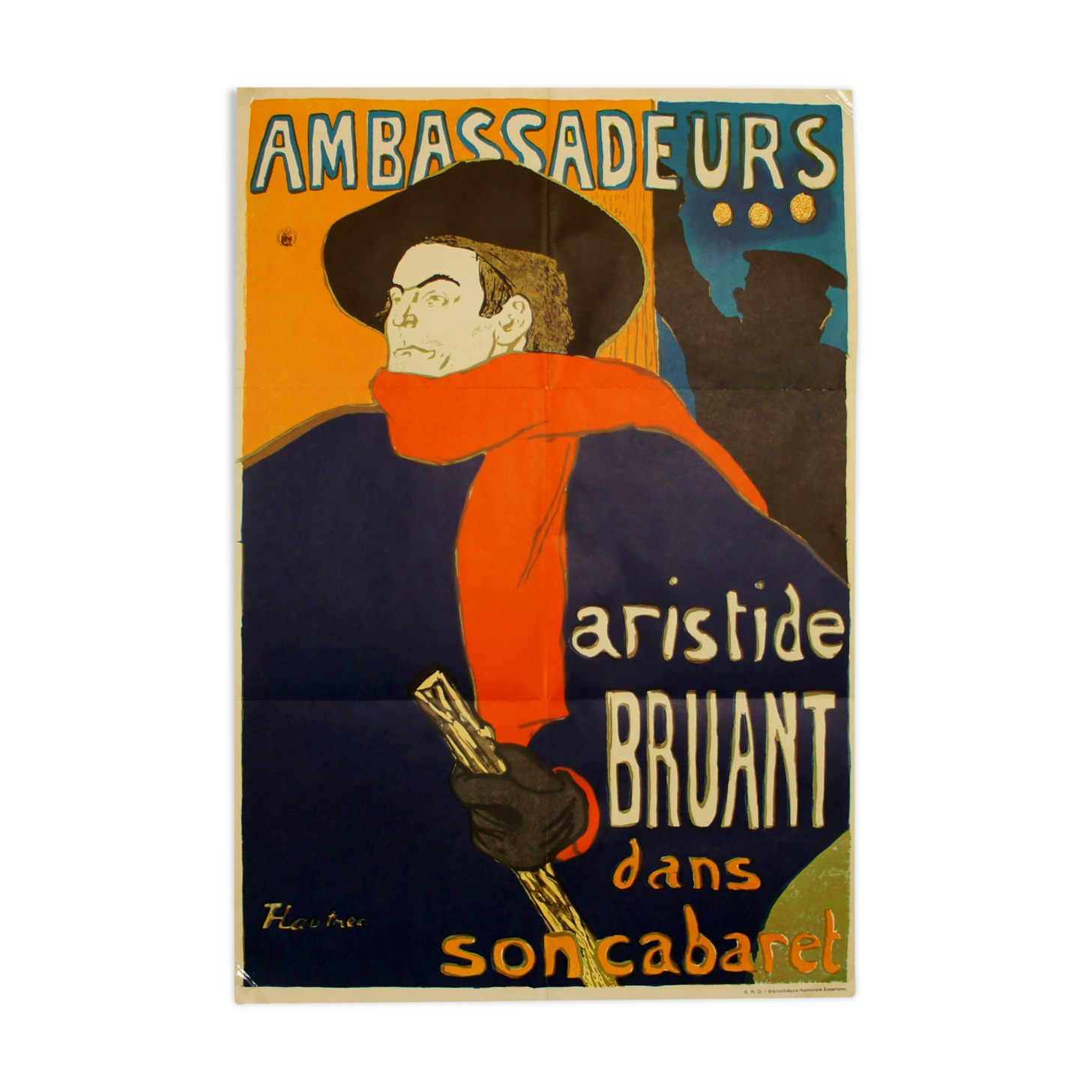Vintage poster BNF Henri de Toulouse-Lautrec