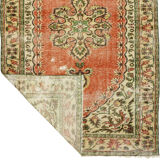 Anatolian handmade vintage rug 242 cm x 150 cm