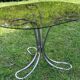 Giotto Stoppino Vintage Italian Smoked Glass and Chrome Oval Table