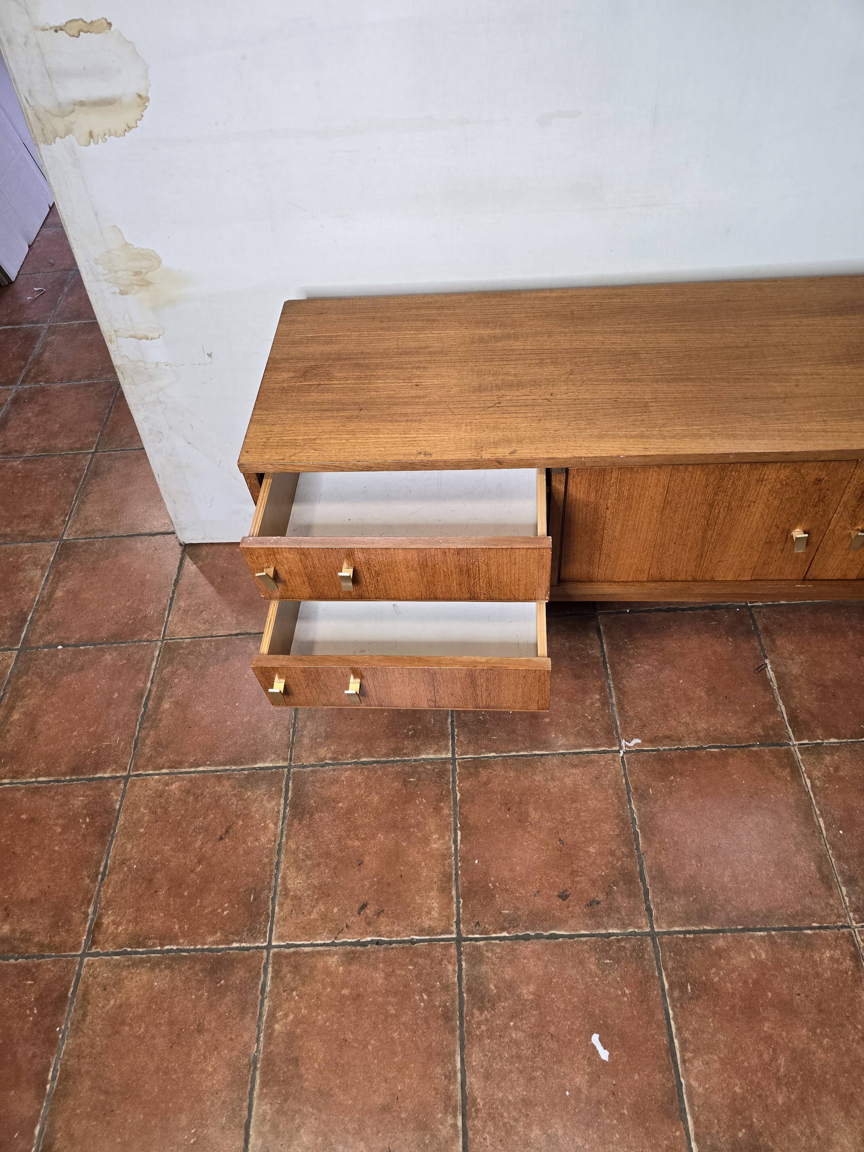 Scandinavian oak sideboard from the 60s, 125cms L