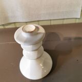 Pair of artisanal ceramic candlesticks Morocco